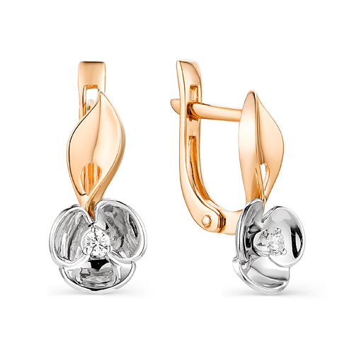 Женские серьги с бриллиантами