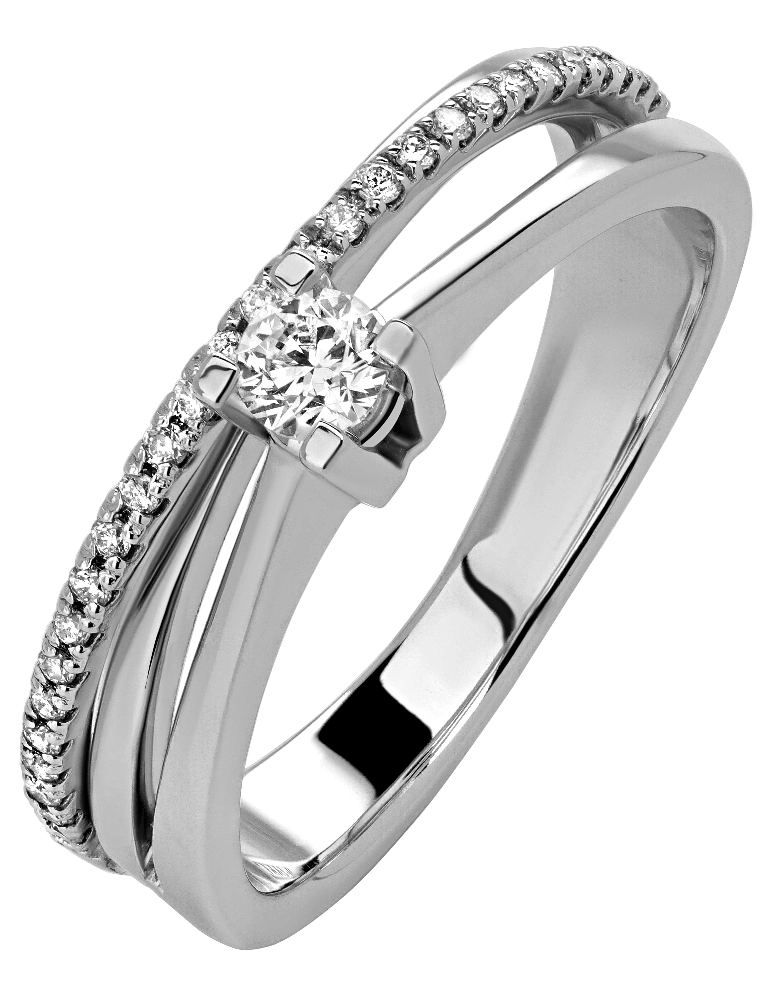 Кольцо с бриллиантами помолвочное