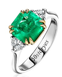 Кольцо Изумруд 