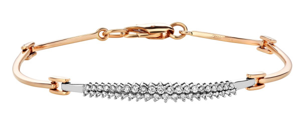 Золотой 585 Браслет с бриллиантом природным